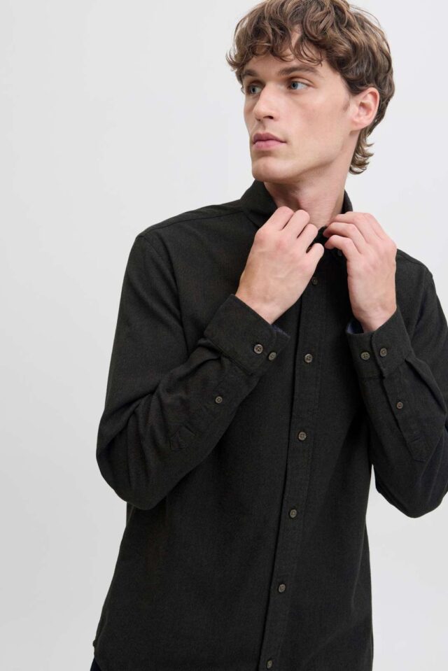 JPRBLUBARKLEY FLANNEL X-MAS L/S SHIRT CH