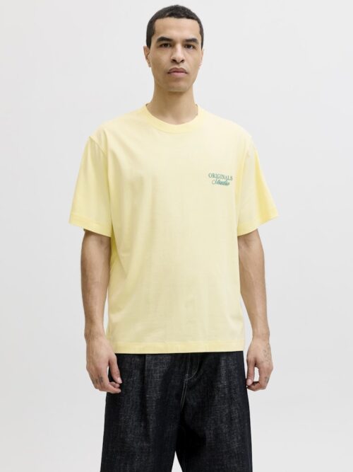 JORNORREBRO TYPO TEE SS CREW NECK NOOS Pastel Yellow