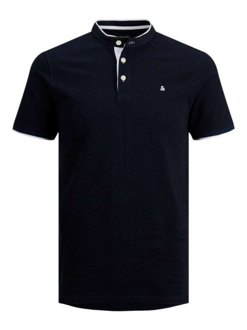 JJEPAULOS MAO POLO SS NOOS Dark Navy