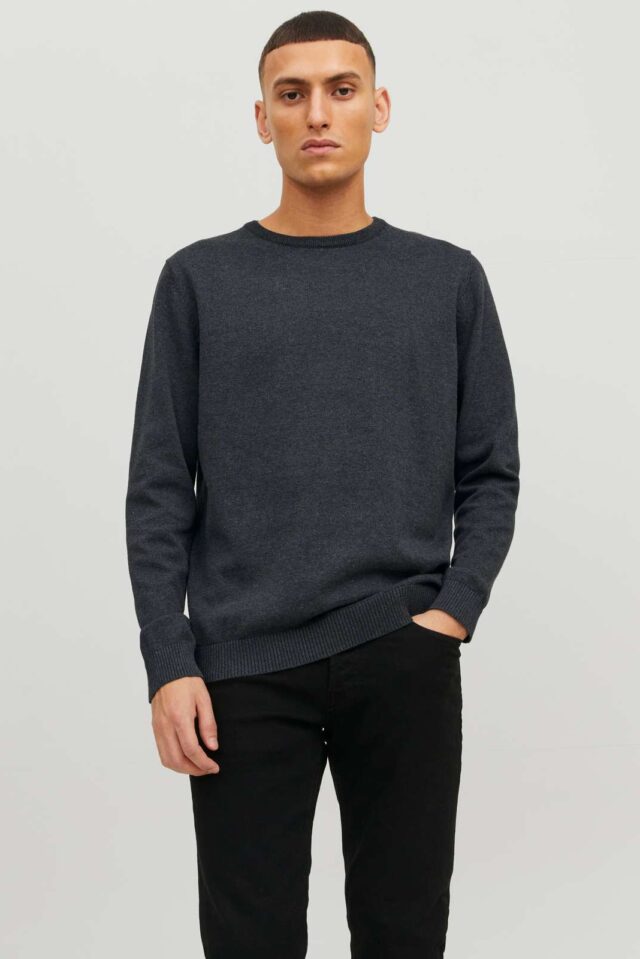 JJEBASIC KNIT CREW NECK NOOS