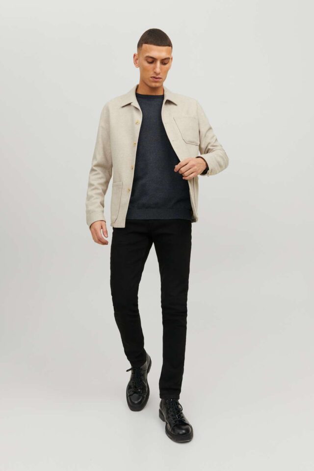 JJEBASIC KNIT CREW NECK NOOS