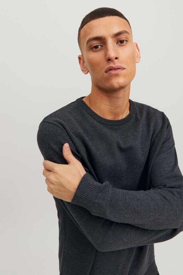 JJEBASIC KNIT CREW NECK NOOS
