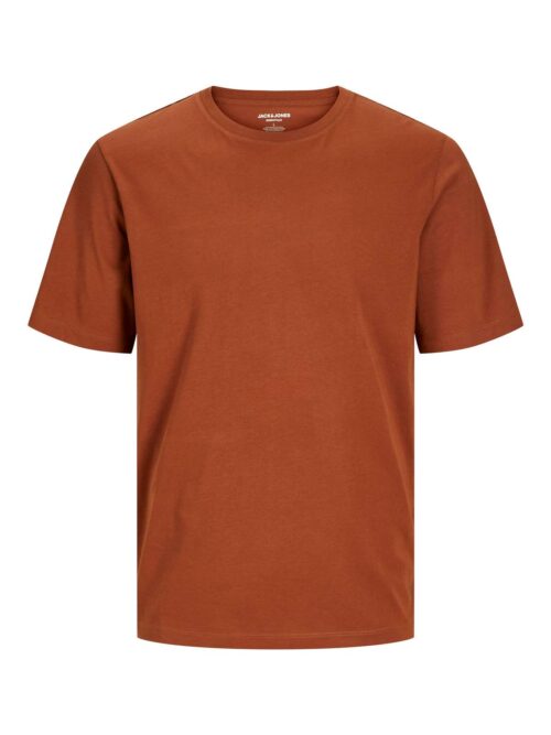 JJEORGANIC BASIC TEE SS O-NECK NOOS Mocha Bisque