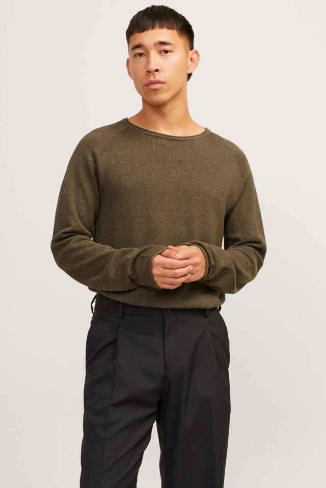 JJEHILL KNIT CREW NECK NOOS