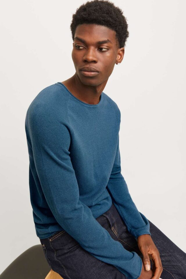 JJEHILL KNIT CREW NECK NOOS
