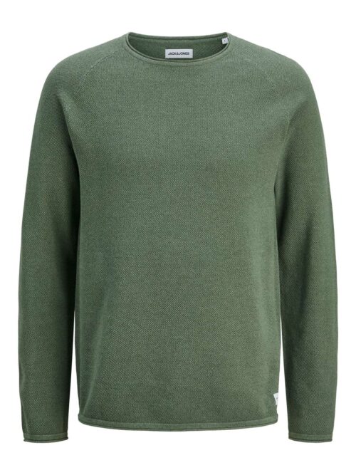 JJEHILL KNIT CREW NECK NOOS Laurel Wreath