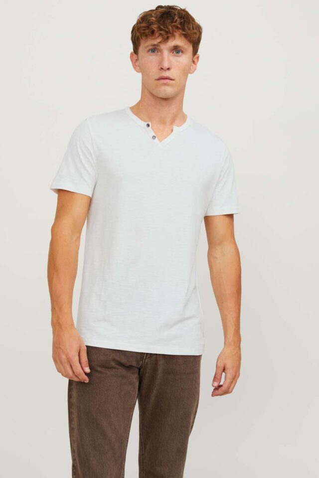 JJESPLIT NECK TEE SS NOOS