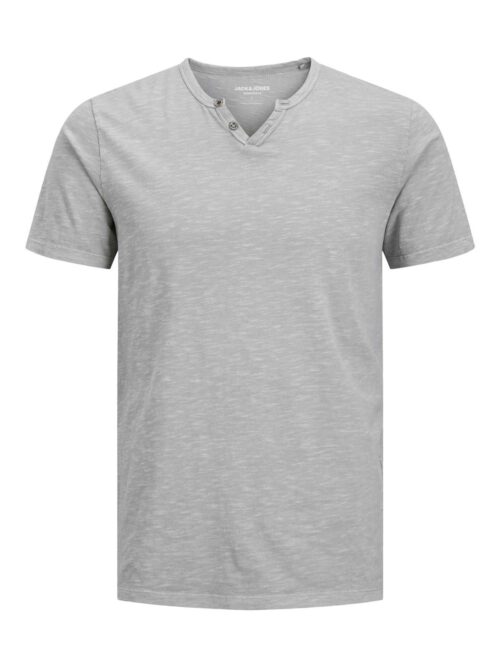 JJESPLIT NECK TEE SS NOOS Ultimate Grey