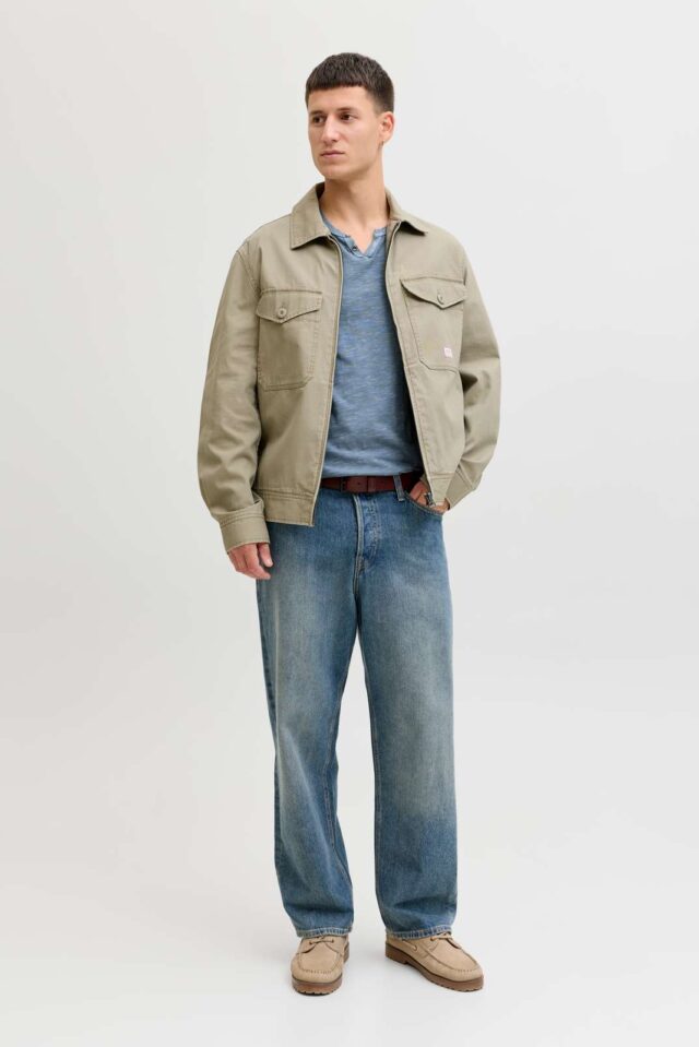 JJESPLIT NECK TEE SS NOOS