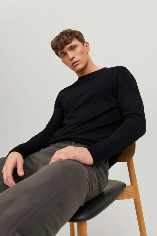 JJEEMIL KNIT CREW NECK NOOS