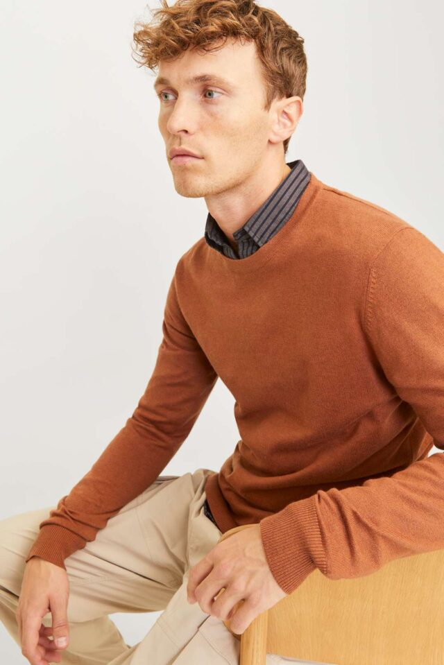 JJEEMIL KNIT CREW NECK NOOS