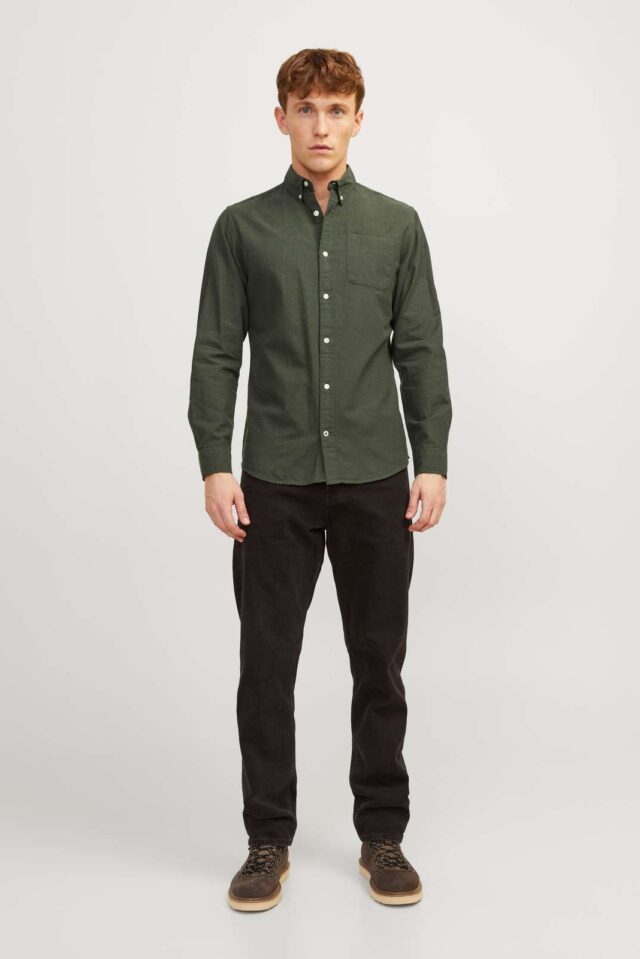 JJEOXFORD SHIRT LS NOOS