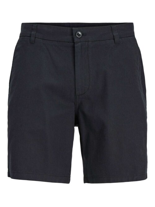 JPSTACE SUMMER LINEN BLEND SHORT REG SN Black
