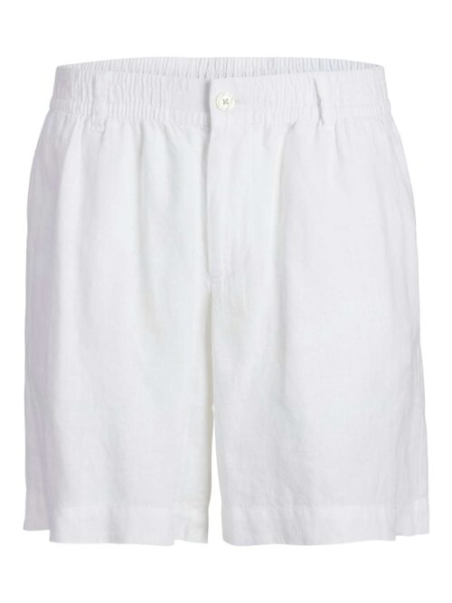 JPSTBILL LAWRENCE LINEN SHORTS REG LN Bright White