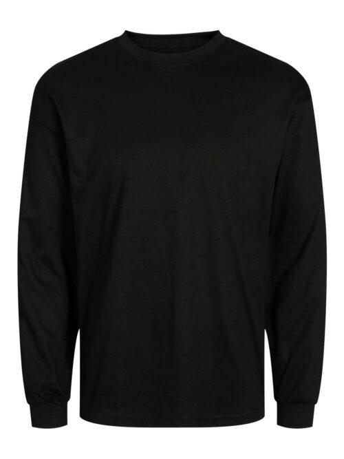 JJEURBAN EDGE TEE LS O-NECK NOOS Black