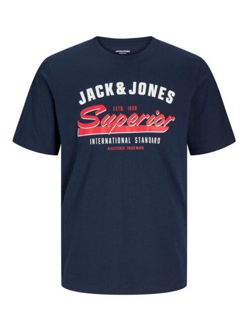 JJELOGO TEE SS O-NECK 2 COL SS25 SN Sky Captain