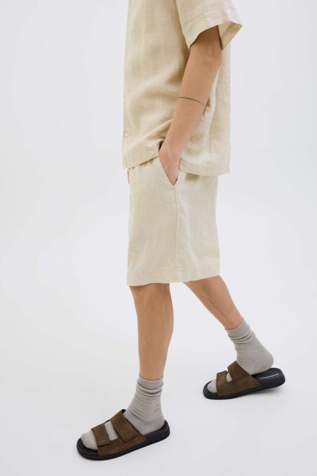 JPSTBILL LAWRENCE LINEN SHORTS SRT LN