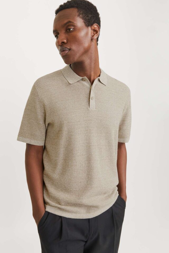 JJEGEORGE KNIT POLO SS SN