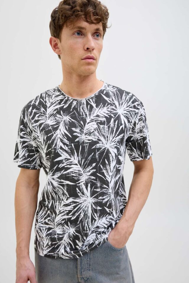 JJEBRYAN AOP TEE S/S O-NECK SN