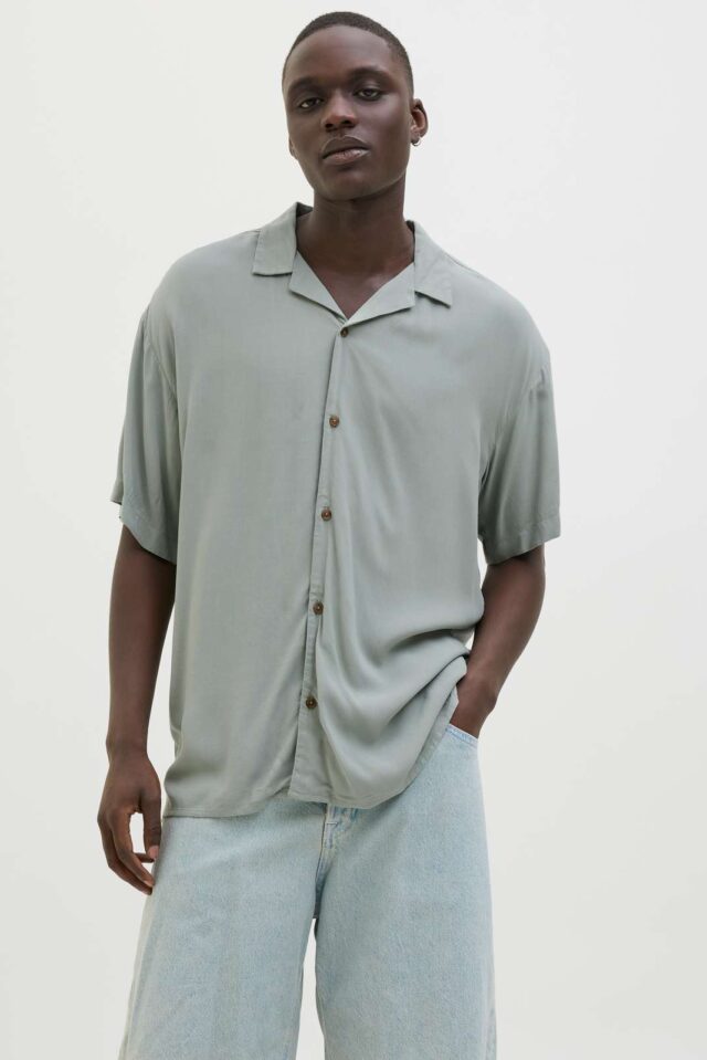 JJEJEFF SOLID RESORT SHIRT S/S SN