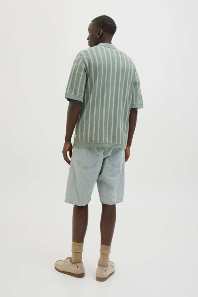 JJEMIL KNIT STRIPED SHIRT SS