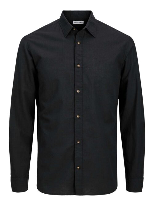 JJESUMMER SHIRT LS SN Black