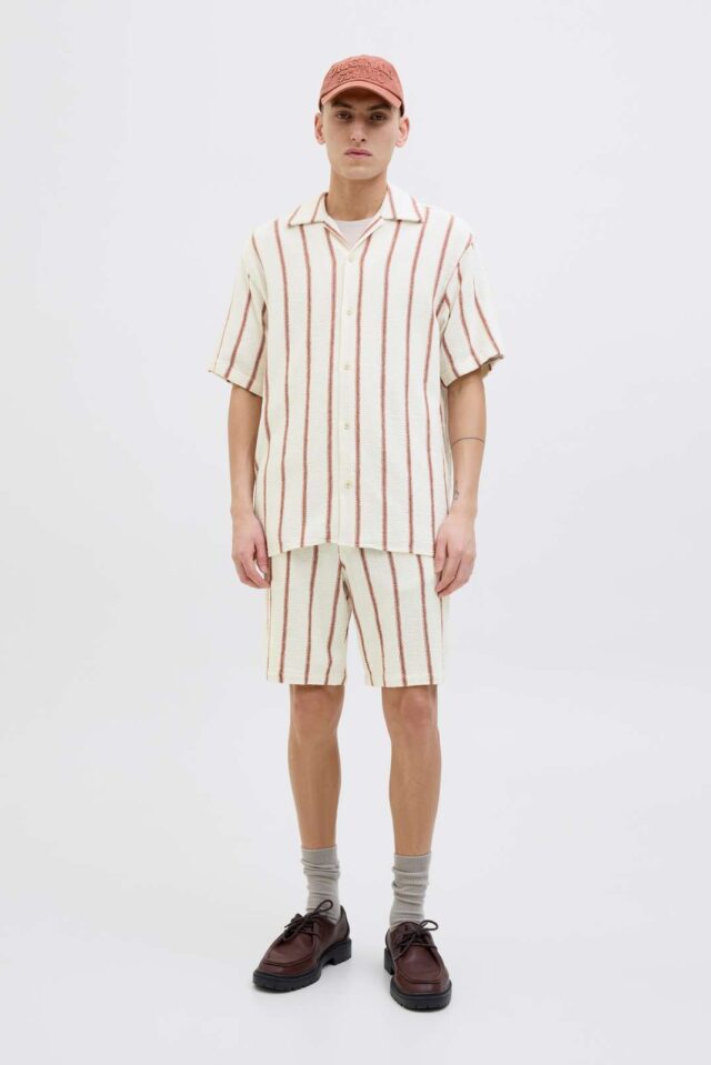JORCOBA STRIPE RESORT SHIRT SS SN