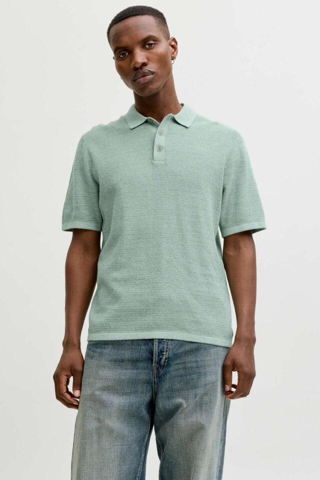 JJEGEORGE KNIT POLO SS SN