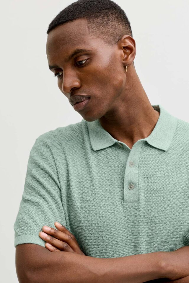 JJEGEORGE KNIT POLO SS SN