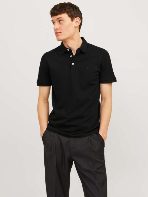 JJEPAULOS POLO SS NOOS Black
