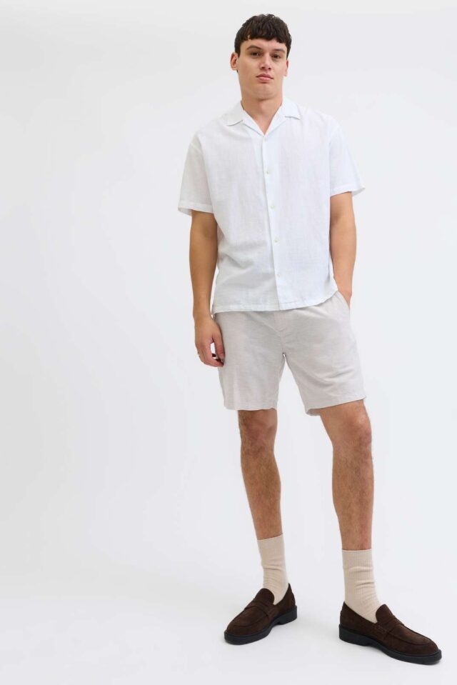 JPSTACE SUMMER LINEN BLEND SHORT REG SN