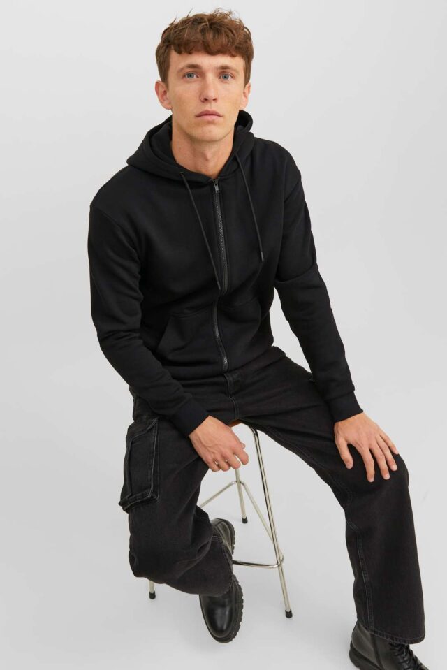 JJEBRADLEY SWEAT ZIP HOOD NOOS