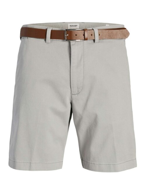 JPSTMARCO FRANCO CHINO SHORTS W BELT SRT Ultimate Grey
