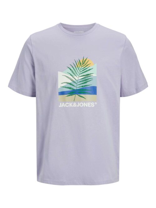 JJBARBADOS TEE SS CREW NECK Languid Lavender