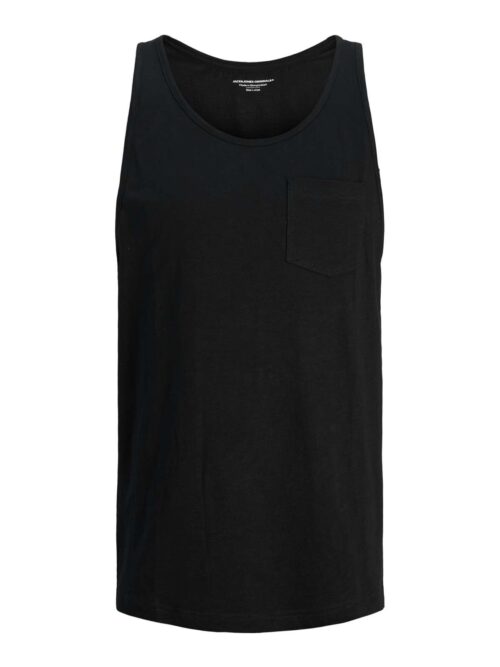 JORVARENNA SLUB TANK TOP Black