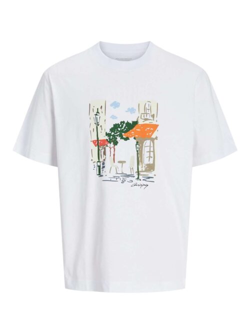 JORMANCHESTER SKETCH TEE SS CREW NECK Bright White