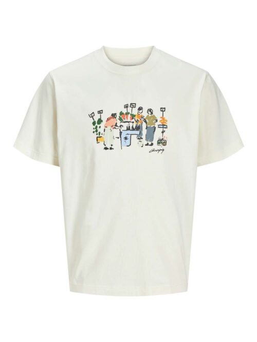 JORMANCHESTER SKETCH TEE SS CREW NECK Antique White