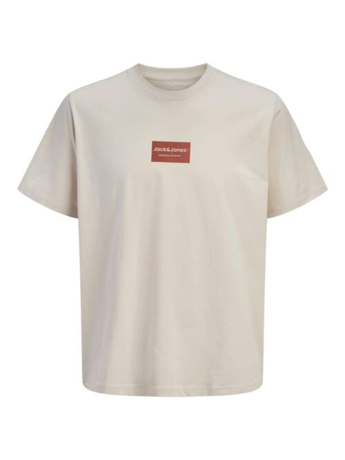 JJFRANK TEE SS CREW NECK Moonbeam