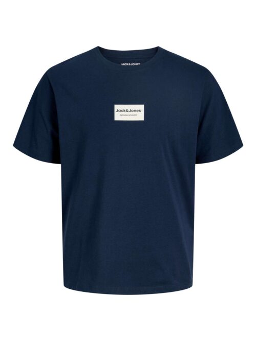 JJFRANK TEE SS CREW NECK Navy Blazer