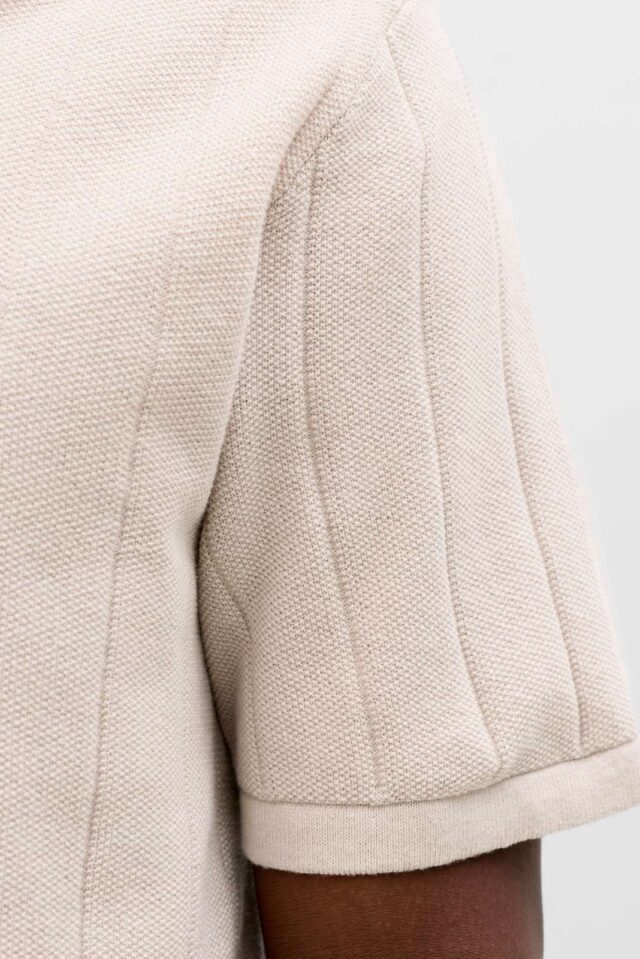 JJEBRADLEY KNIT SPLIT NECK SS SN