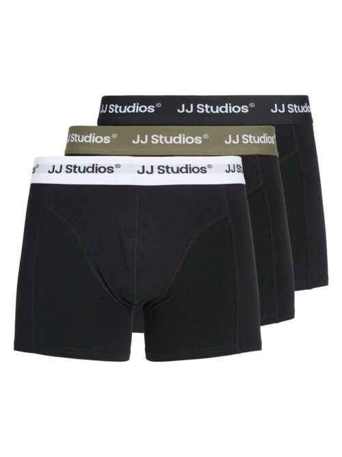 JACSOHO SOLID TRUNKS 3 PACK NOOS Black