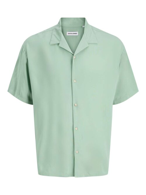 JJEJEFF RESORT SOLID SHIRT SS SN Granite Green
