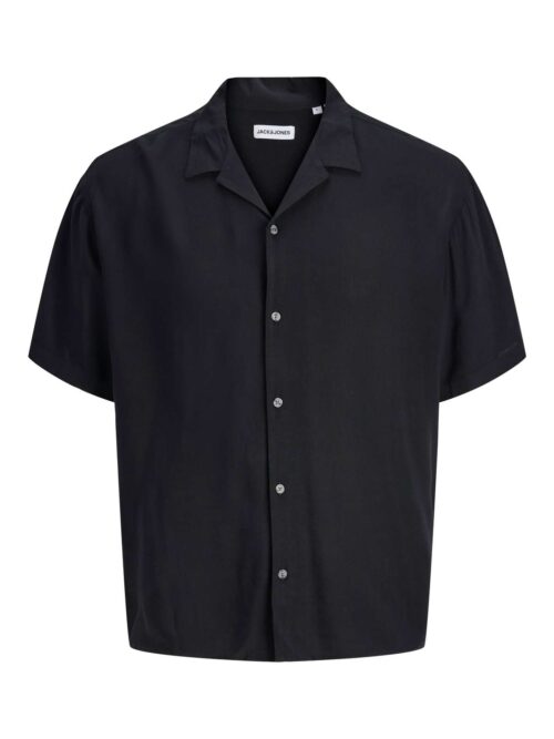 JJEJEFF RESORT SOLID SHIRT SS SN Black