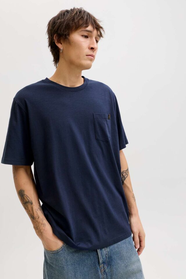 JJEDOVER SLUB TEE SS NOOS