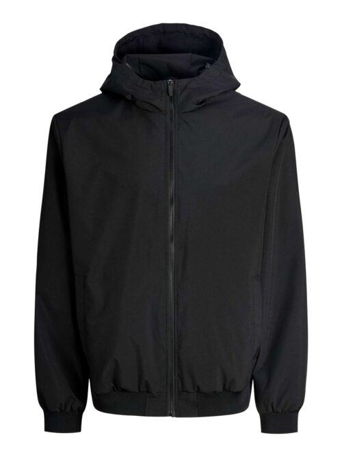 JJECHARGE LIGHT JACKET HOOD NOOS Black