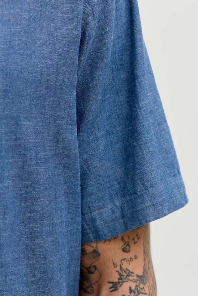 JJESUMMER LINEN BLEND SHIRT S/S SN