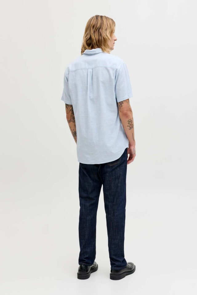 JJESUMMER LINEN BLEND SHIRT S/S SN