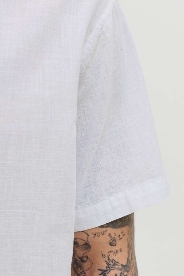 JJESUMMER LINEN BLEND SHIRT S/S SN