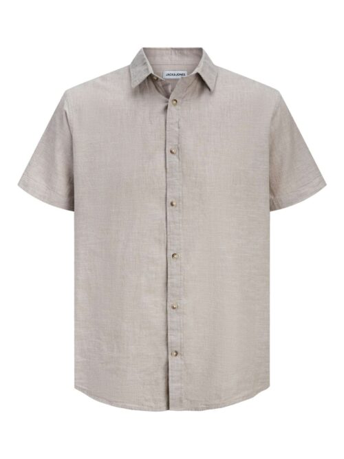 JJESUMMER LINEN BLEND SHIRT S/S SN String