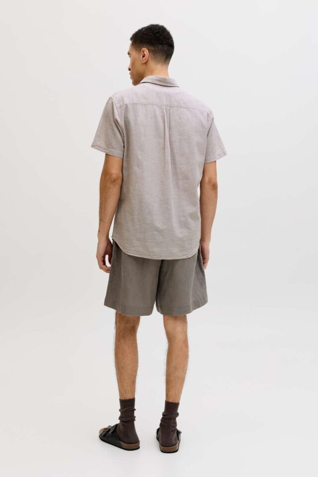 JJESUMMER LINEN BLEND SHIRT S/S SN